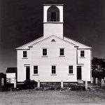 Wright Morris, Church near Turo, Cape Cod, Massachusetts, 1939 (vertical), silver print, 1975