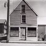 Wright Morris, Empty Shop with Rooms Above, Salem, Massachusetts, 1940, silver print, 1975
