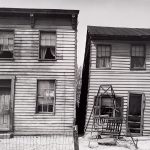 Wright Morris, Slum Buildings, Washington, D.C., 1940, silver print, 1975