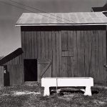 Wright Morris, Barn and Water Trough, South of Washington, D.C., 1940, silver print, 1975