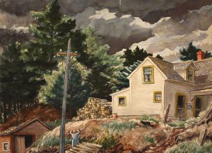 Grant Reynard, Mrs. Tubb’s House, watercolor, n.d.