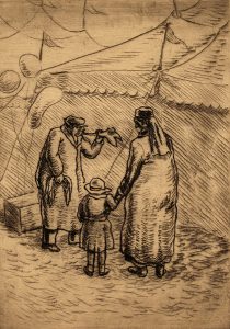 Grant Reynard, Circus Tent, etching, n.d.