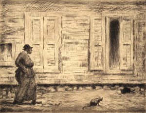Grant Reynard, Alley Cats, etching (2nd state), n.d.