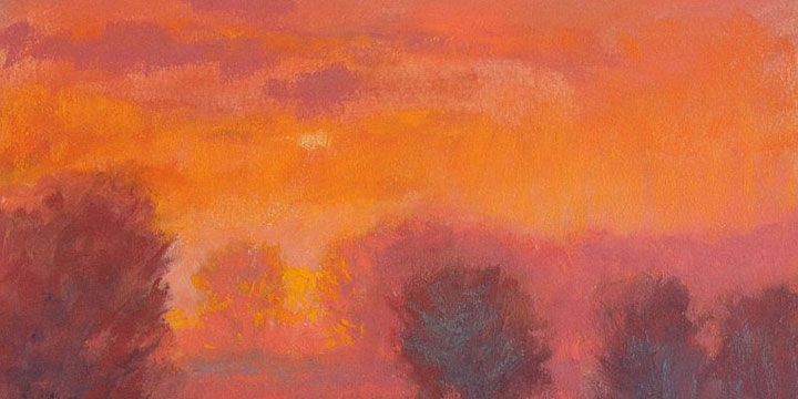 Patty Scarborough, Promise, pastel, 2016, 20 × 20