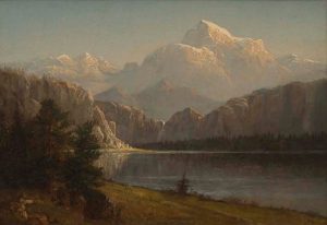 Francis Seth Frost, Rocky Mountains, oil on canvas, c. 1860