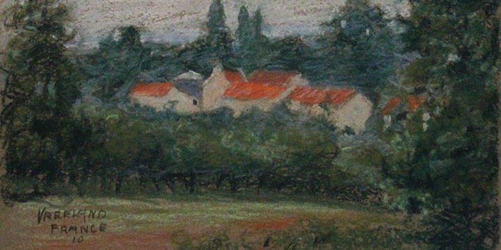 Francis Vreeland, France, pastel, 1910